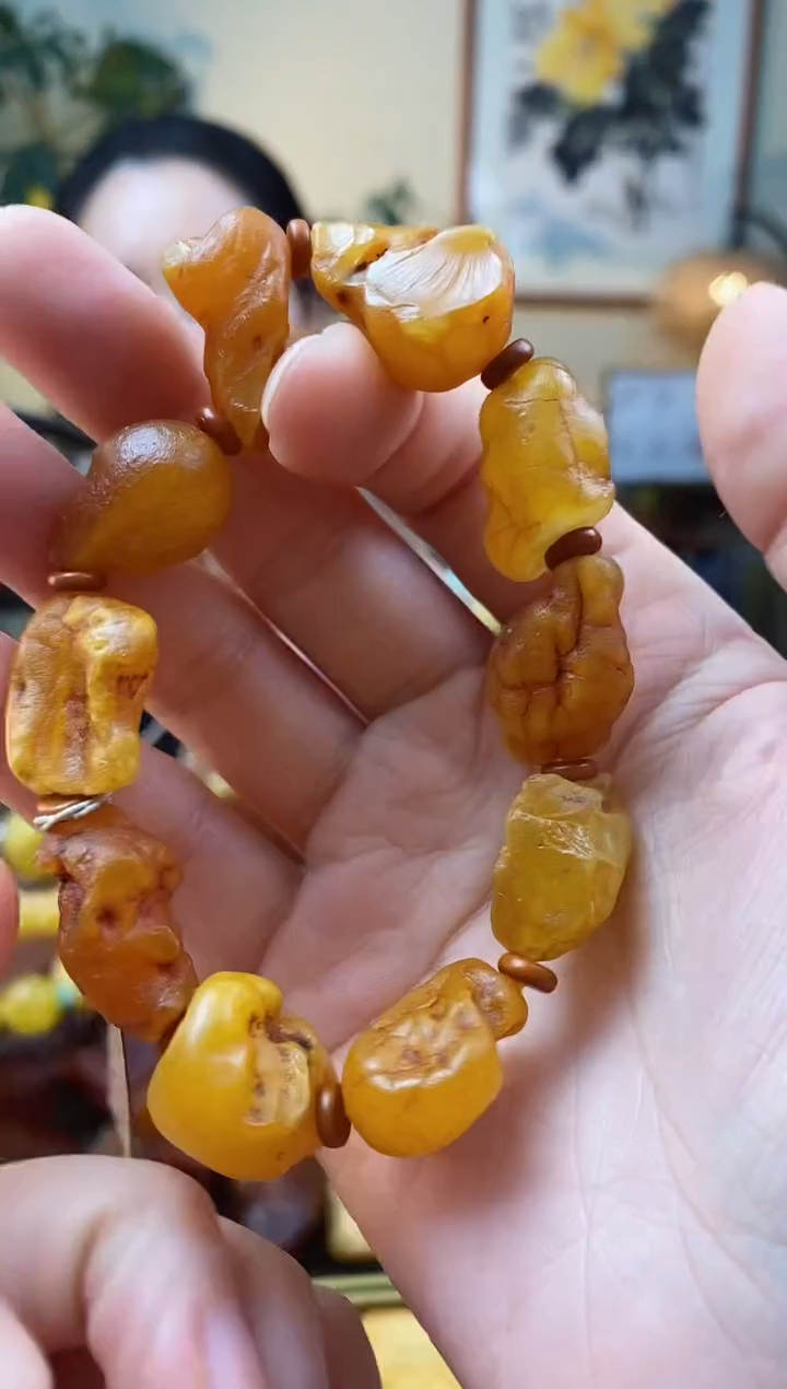【闪购商品】琥珀手串未镶嵌手串