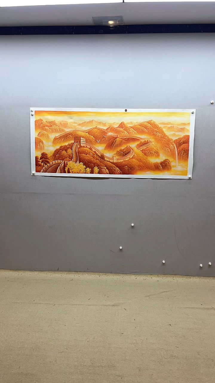 【闪购商品】国画张金专 油画长城