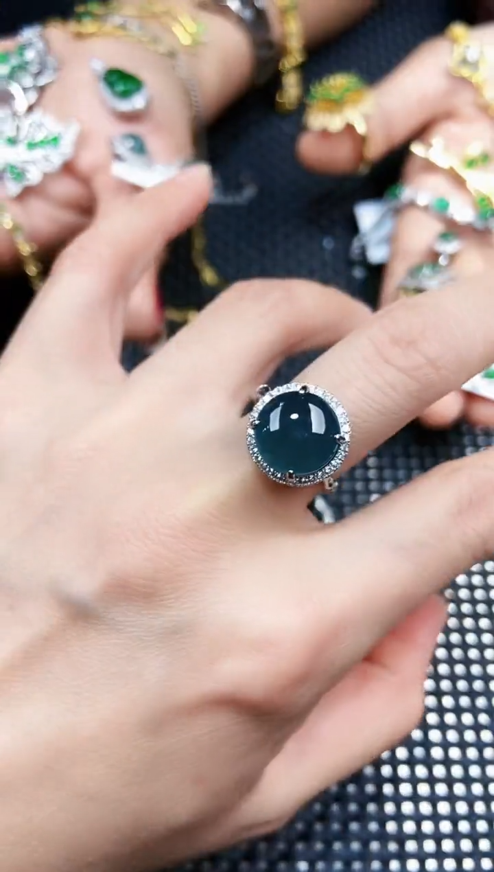 【闪购商品】翡翠戒指未镶嵌111111111