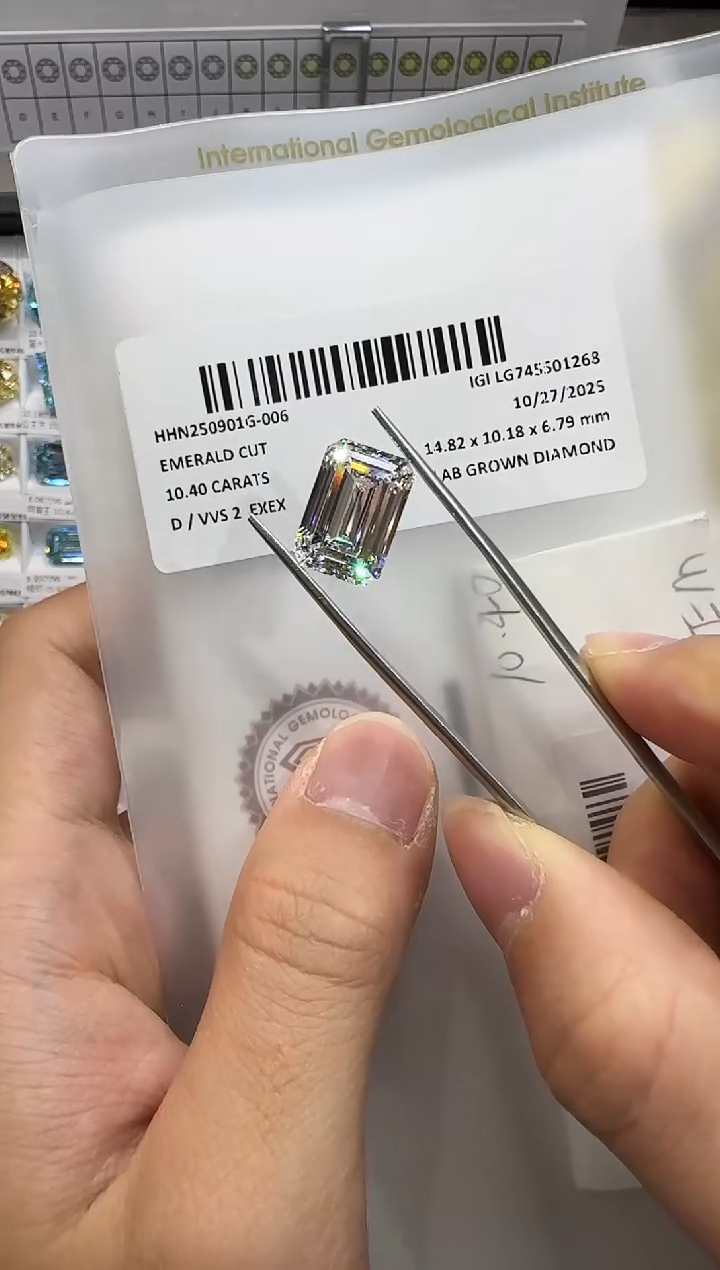 裸石实验室培育钻石10.4ct