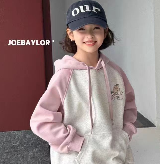 《昊妈家》宽松百搭时尚女童 卫衣12008