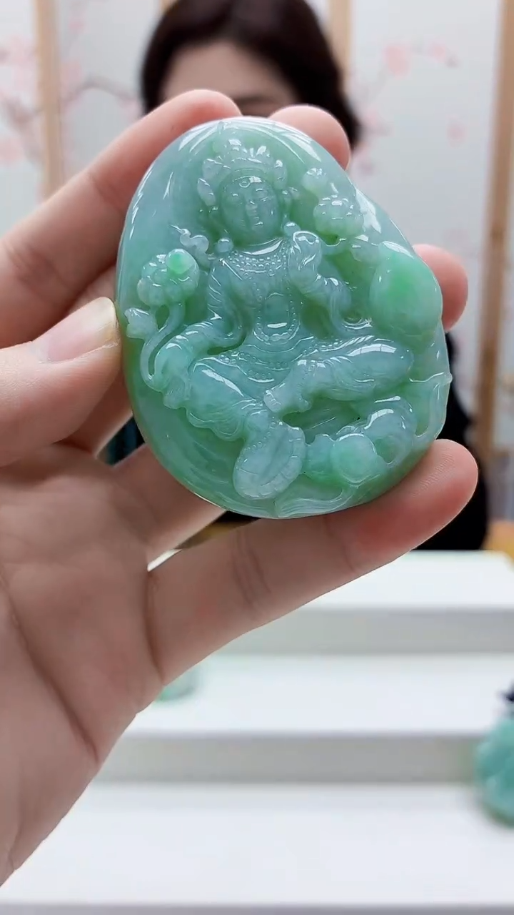 未镶嵌定制翡翠4829bb-毛货挂件31