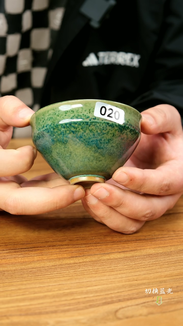 【闪购商品】张辉  柴烧手工炉钧盏 会开片可养彩