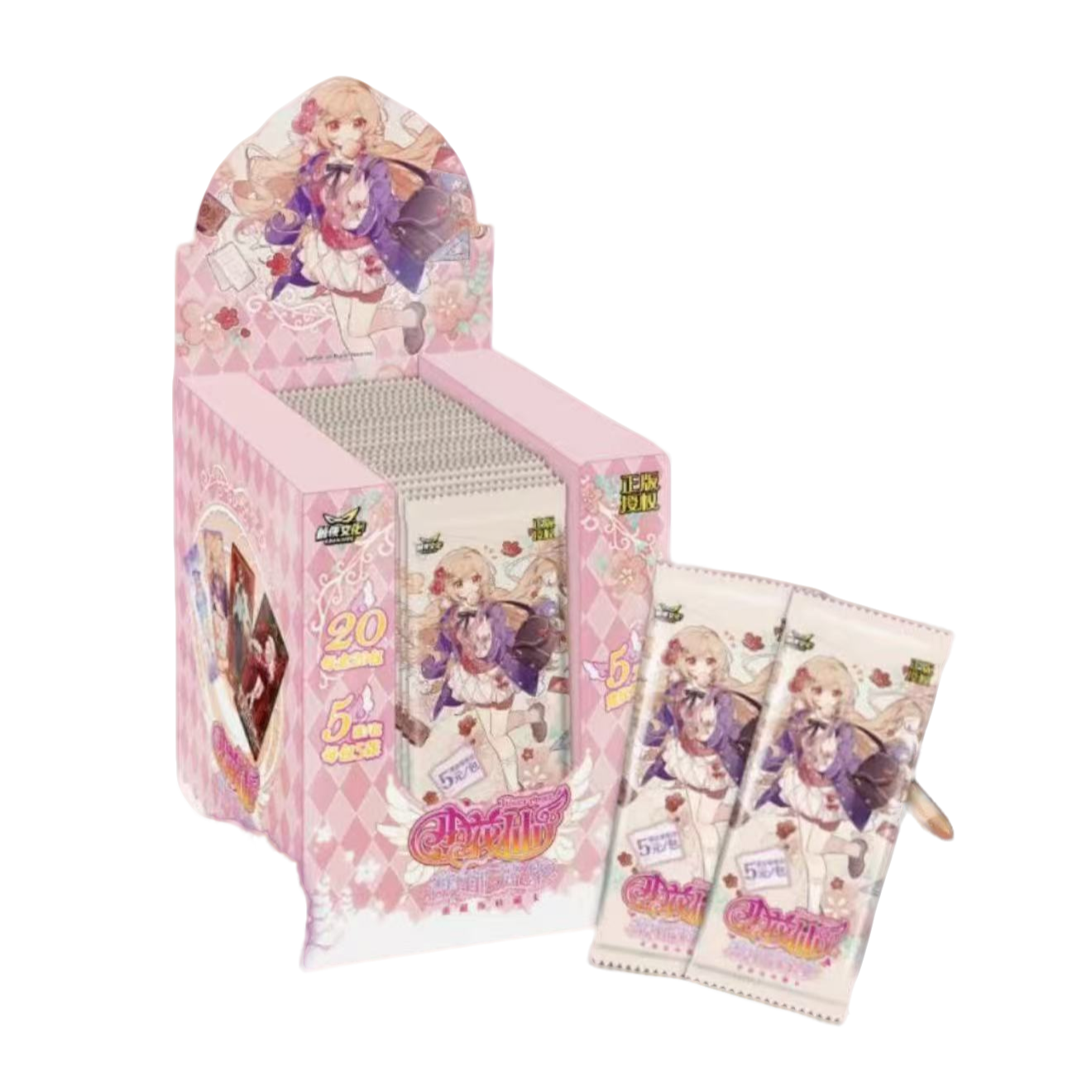 柱【刺盒】创侠小花仙馥郁芳华5元包长条收藏卡