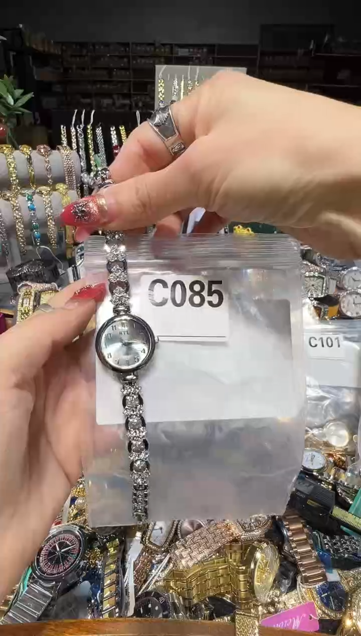 石英机芯不锈钢不锈钢直播定闪专用