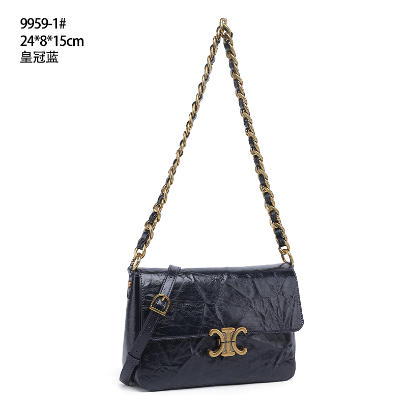 【佐伊甄选】QYX-9959-1-皇冠蓝轻奢女士时尚潮流百搭斜挎包轻奢