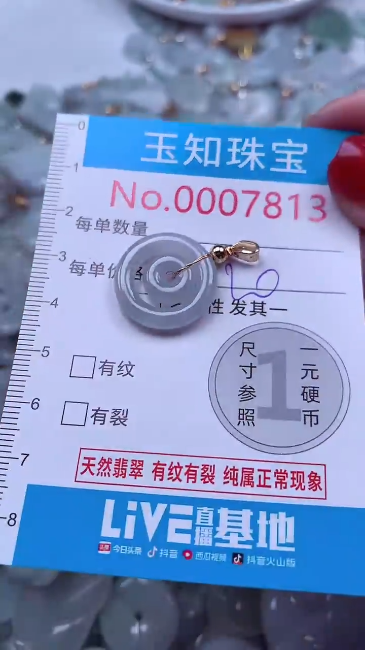 颈饰未镶嵌翡翠7813