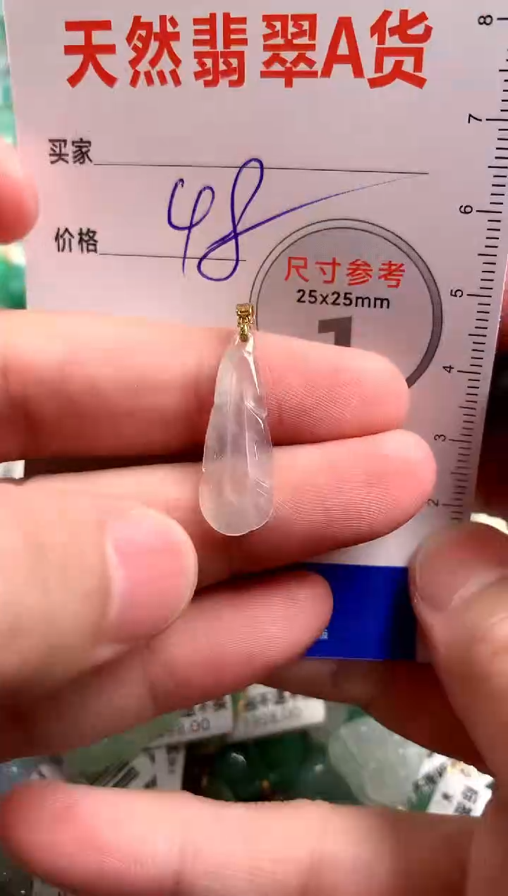 【闪购商品】翡翠颈饰18K金镶嵌14008660