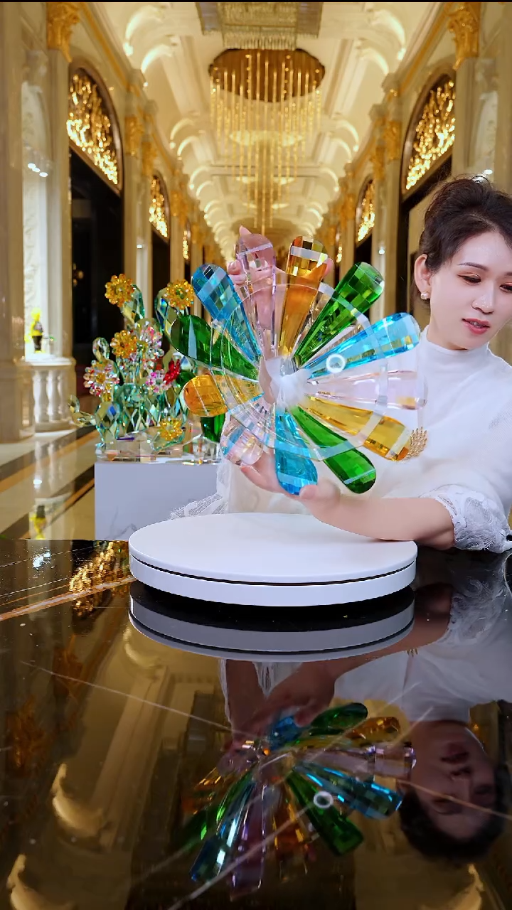 摆件LF0128太阳花果盘