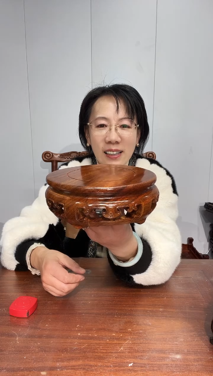 木老花圆形17*18.5*6.5   