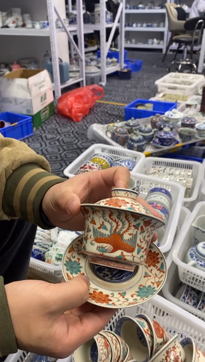 摆件陶景德陶瓷茶具容量约150