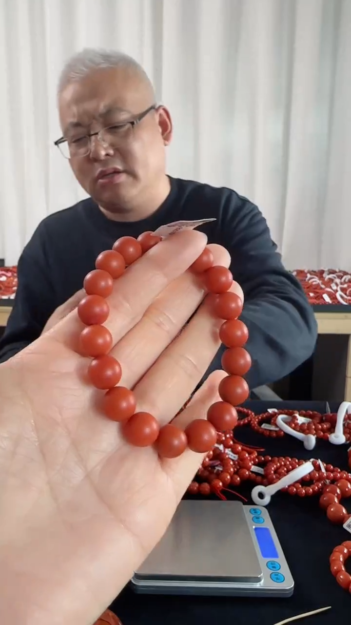 未镶嵌多样性发一件南红玛瑙【高货】10mm阿东寨哑光圆珠单圈