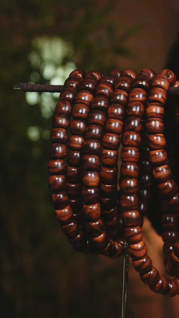 【闪购商品】黄花梨/降香黄檀手串/手链海南黄花梨1.0cm苹果珠