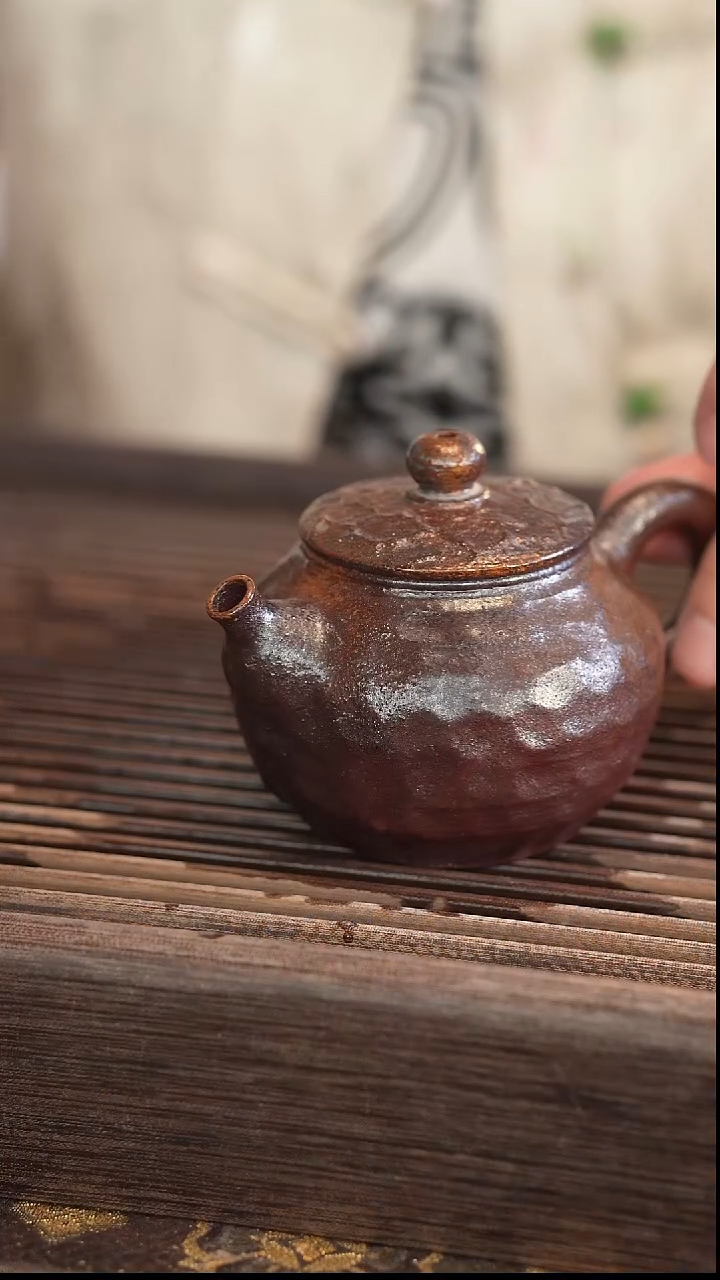 茶壶紫砂原矿手工制作5号180cc