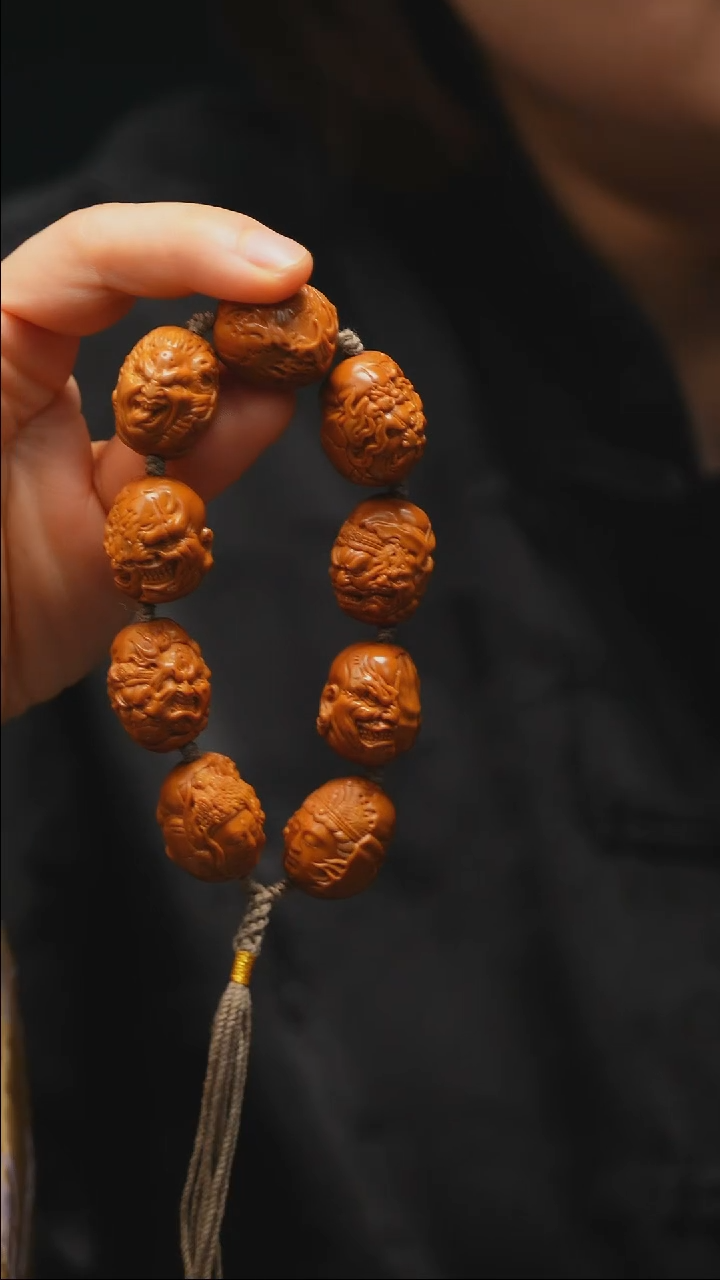 【闪购商品】橄榄核手串/手链夺面恶僧