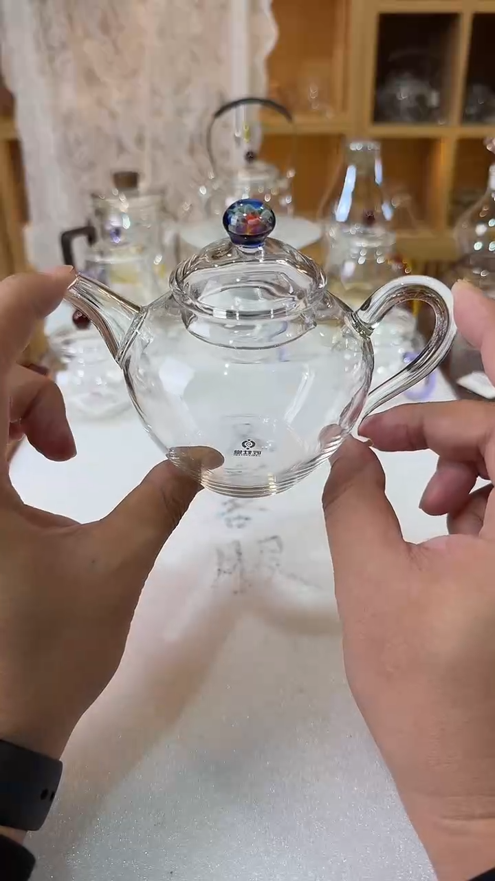 透明花语苹果壶。。。。。