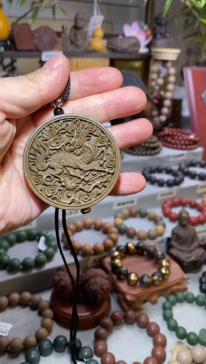 【闪购商品】泥塑麒麟桂花合香牌福利