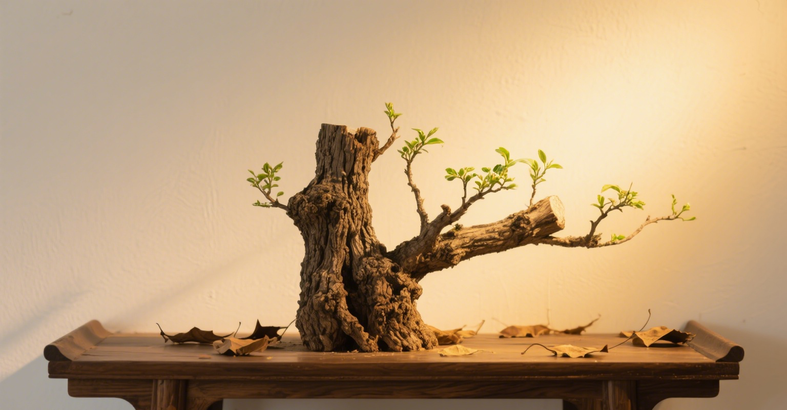 生桩室内好养老桩盆景茶台微盆景种植盆栽绿植野生（直播用链接）