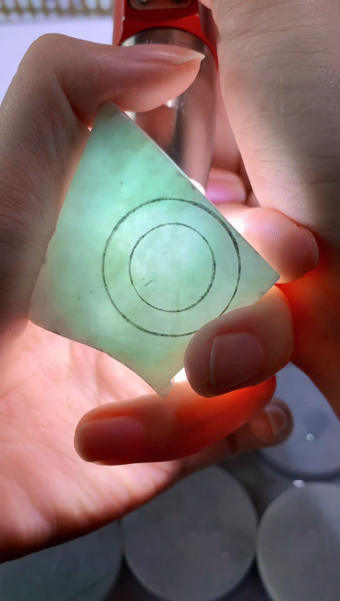 未镶嵌裸石翡翠天然缅甸翡翠FC523