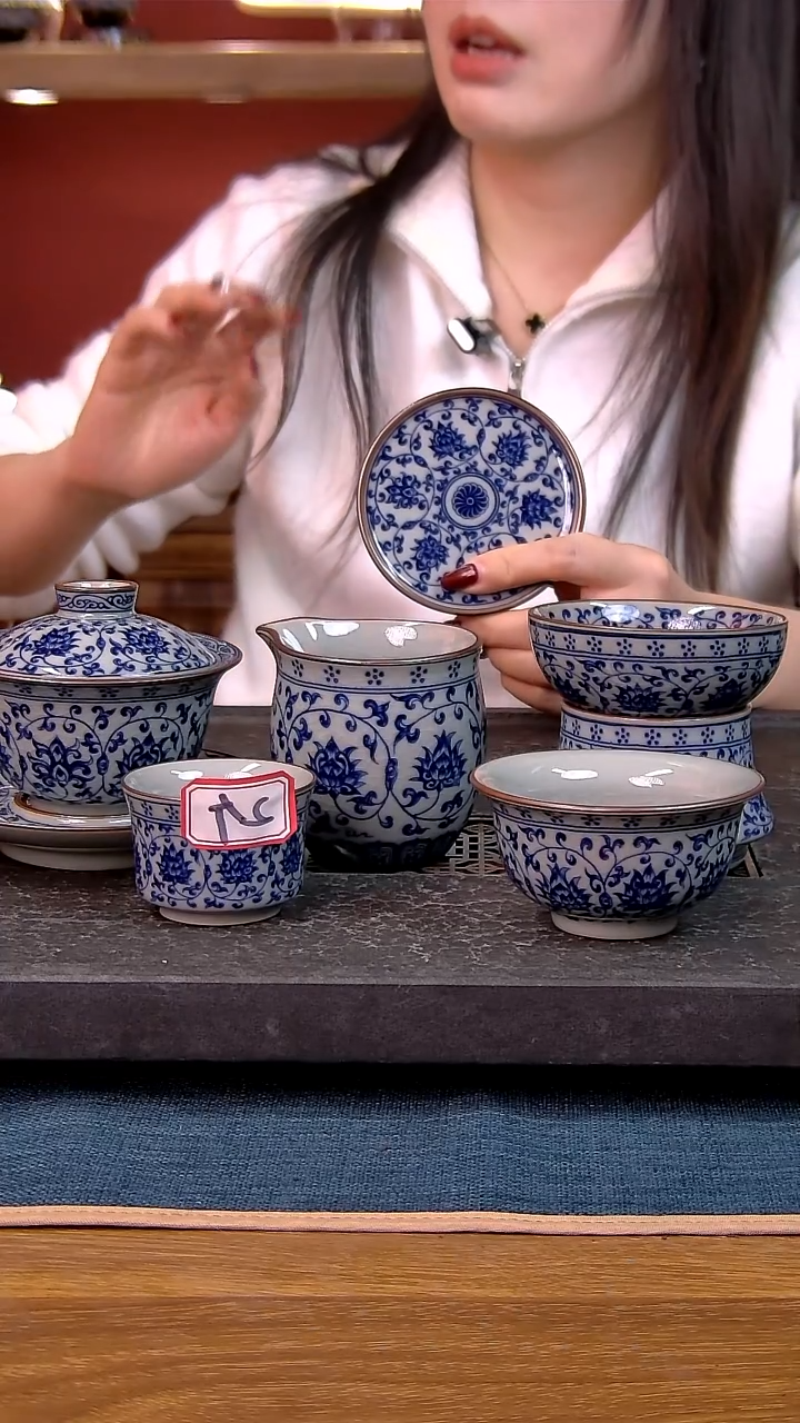 简装家用款7件套 老陶泥开片纹陶瓷茶具