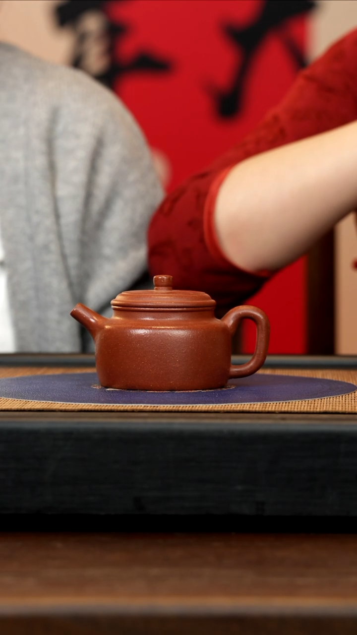 【闪购商品】紫砂茶壶GZCZ 红降坡 德钟 160cc