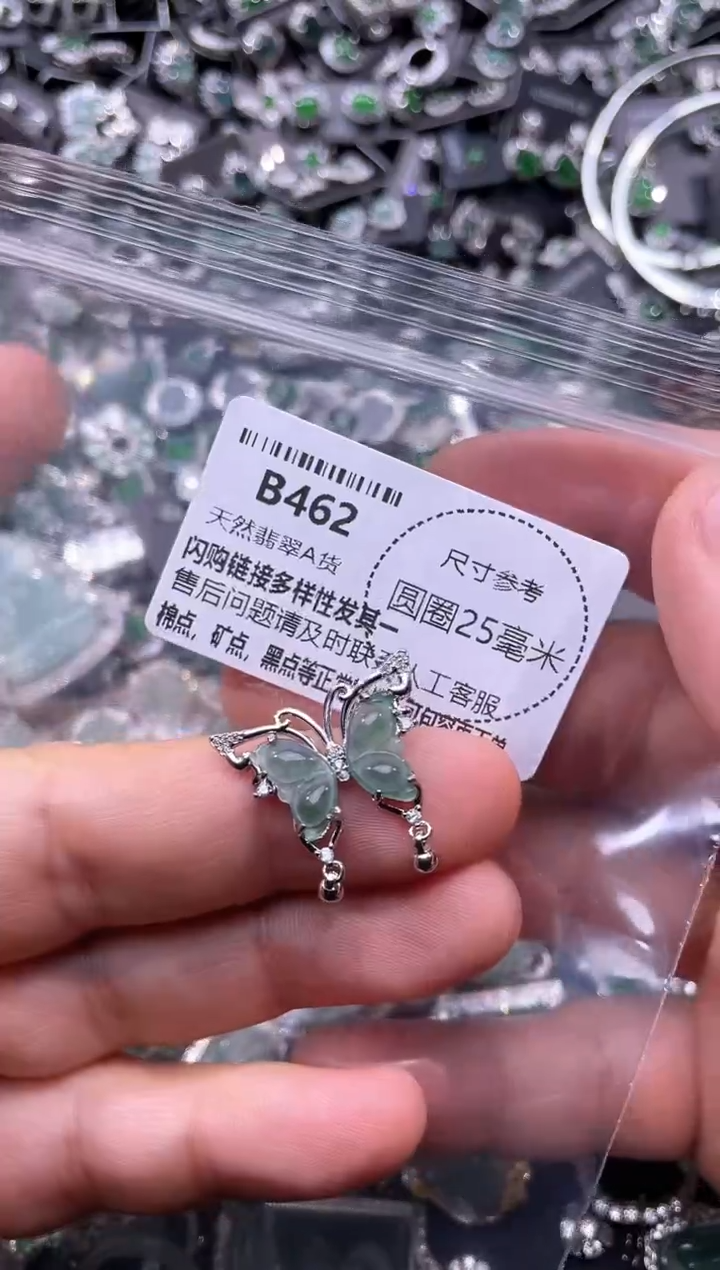 翡翠未镶嵌颈饰B462吊坠