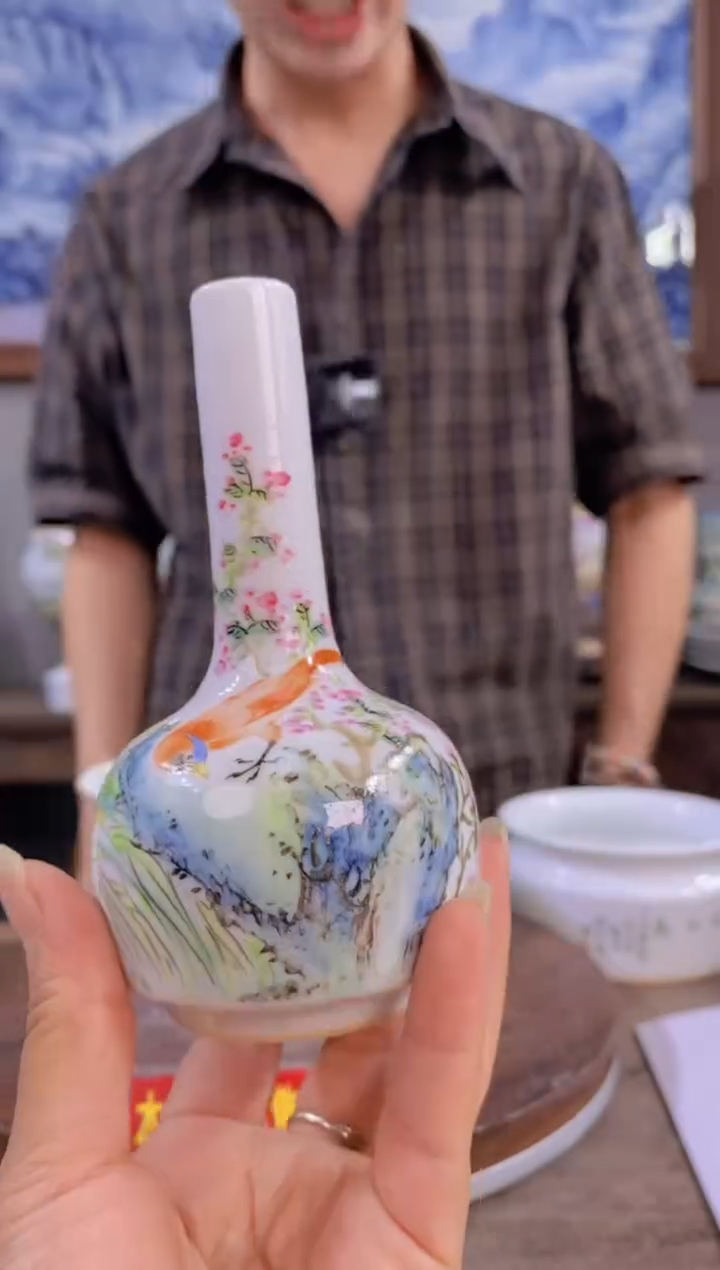 吴义松陶瓷联盟手绘陶瓷编码：9250