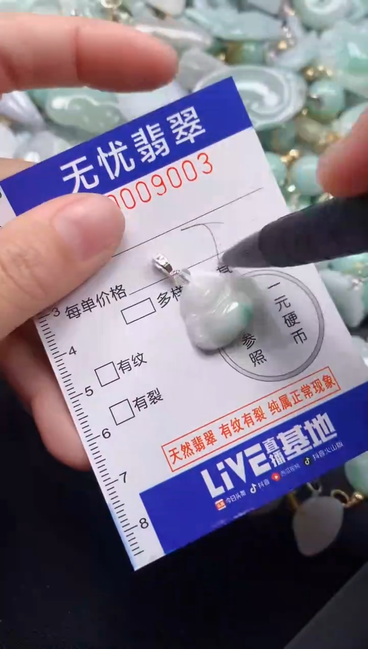 颈饰未镶嵌翡翠9003