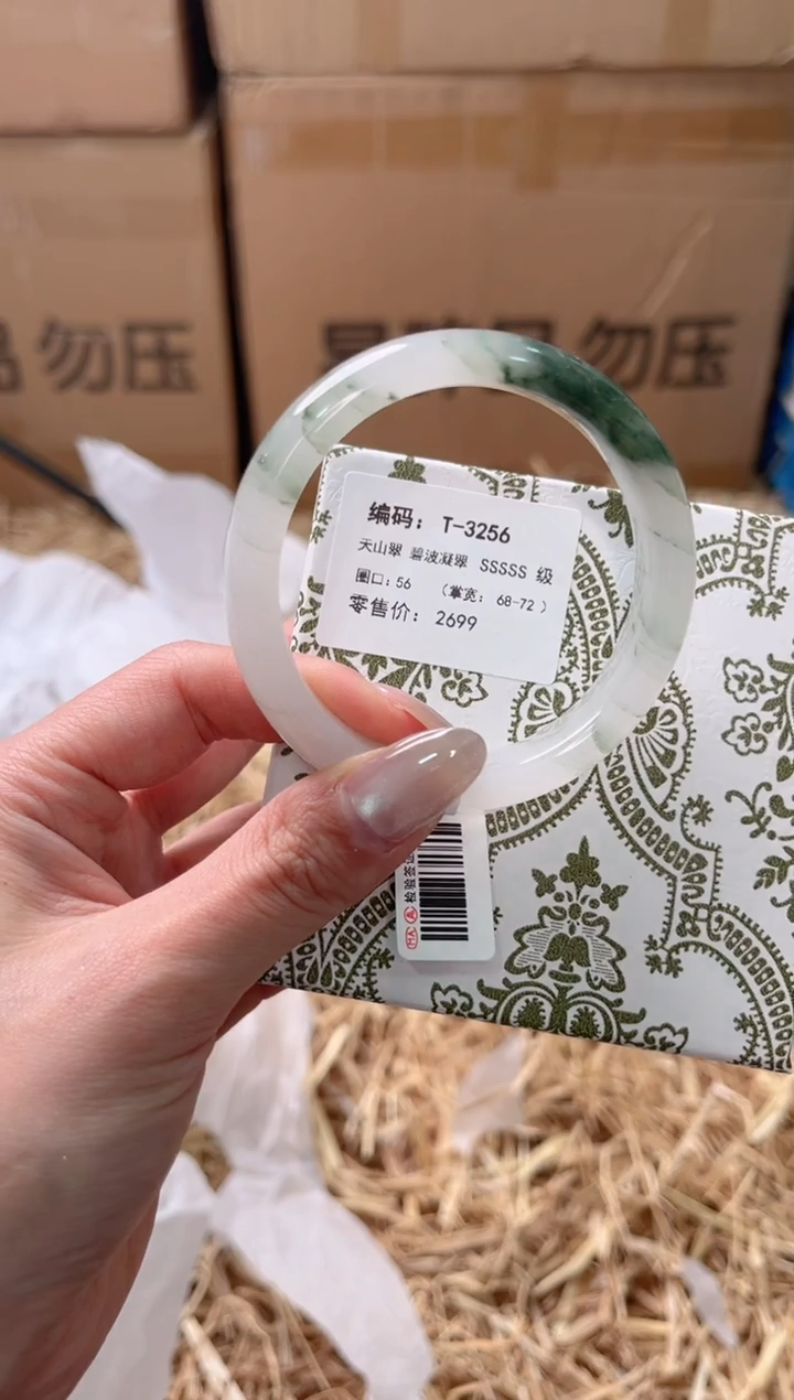 未镶嵌手镯石英质玉T-3256