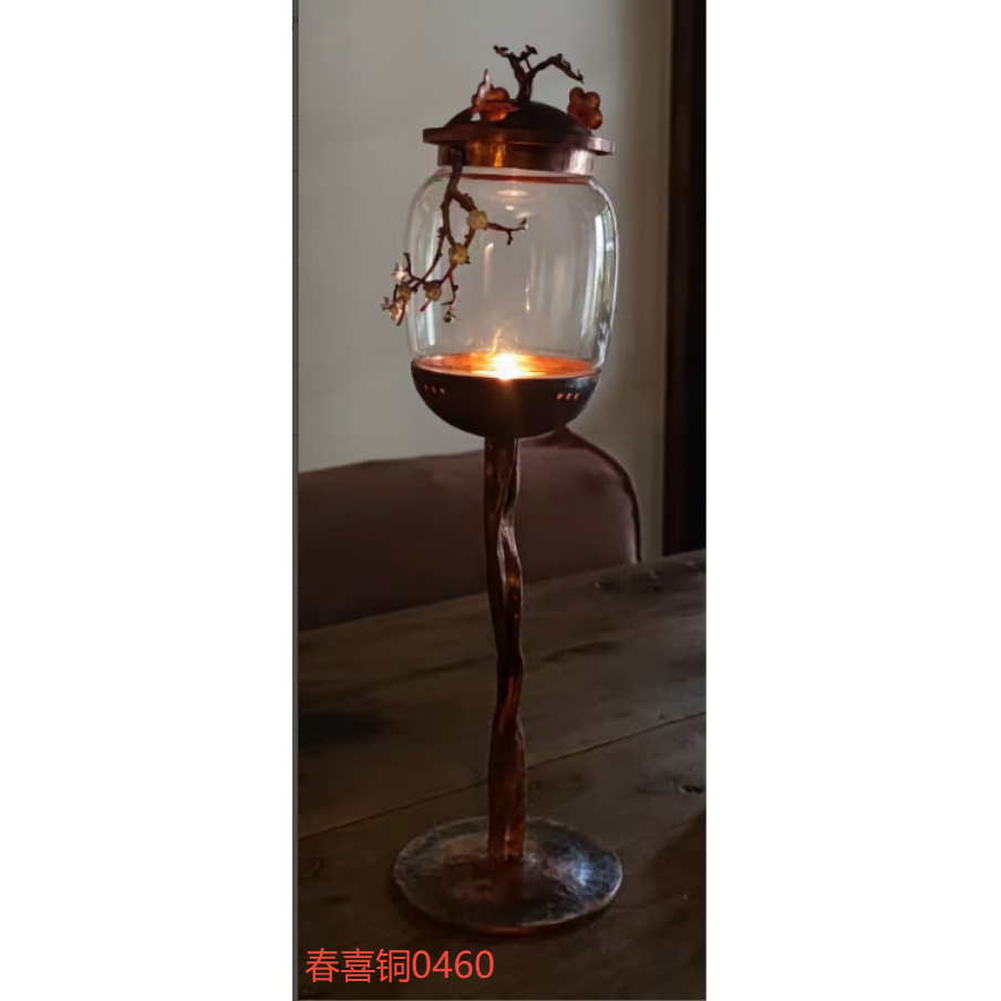 【红红专属】暗香高款香炉茶道零配（春喜铜0460）