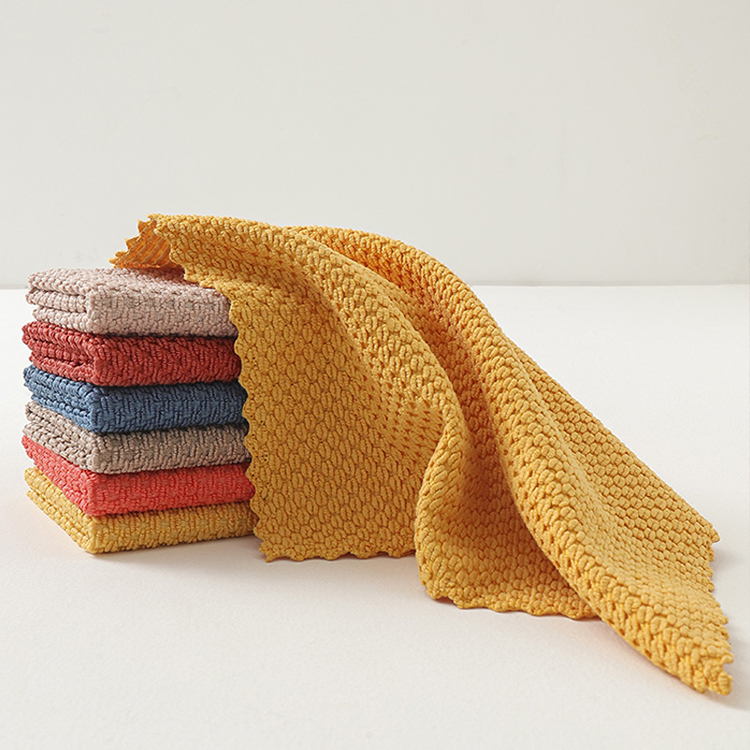 麦粒多功能清洁抹布30*30cm强力吸水柔软耐用去污抹布