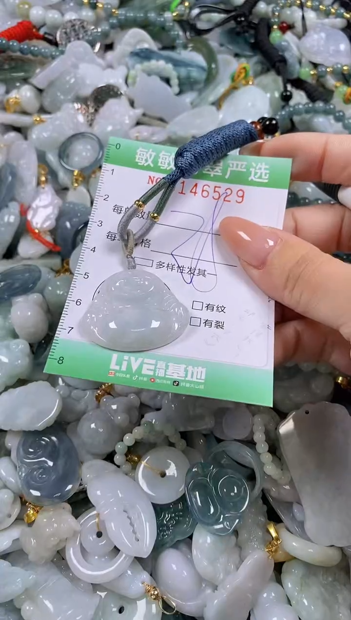 翡翠未镶嵌颈饰闪购0146529