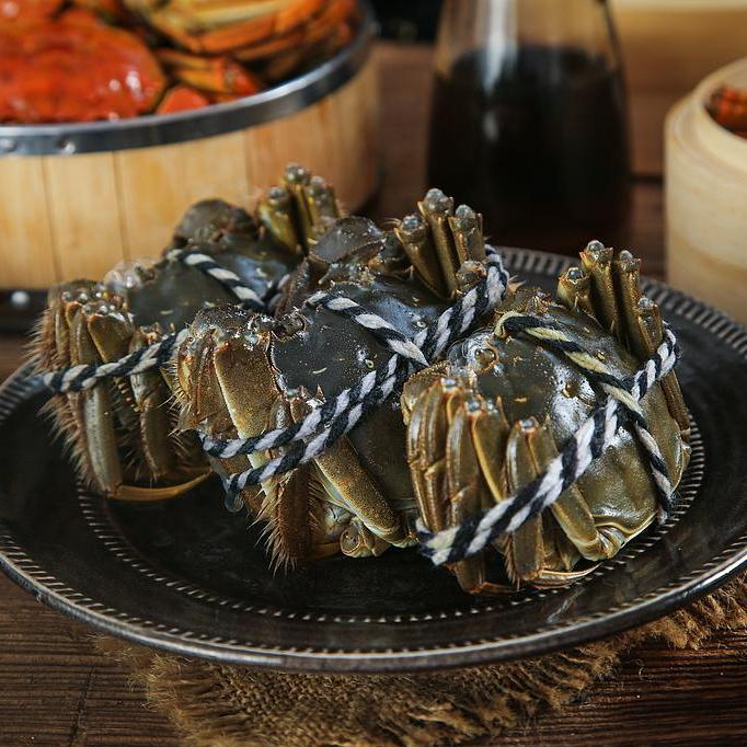 【活蟹】江苏精品大闸蟹 全公蟹6.0-5.7两公蟹 拍6只送2只到手8只 顺丰京东空运