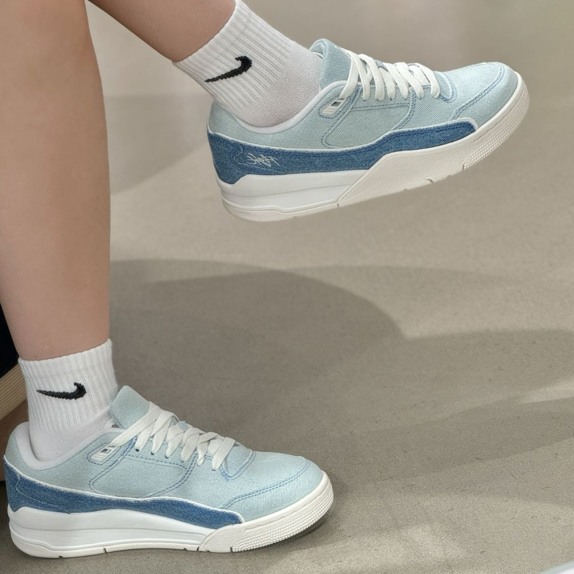 双旦礼NIKE耐克女鞋jordan flight court运动鞋IB4414-100