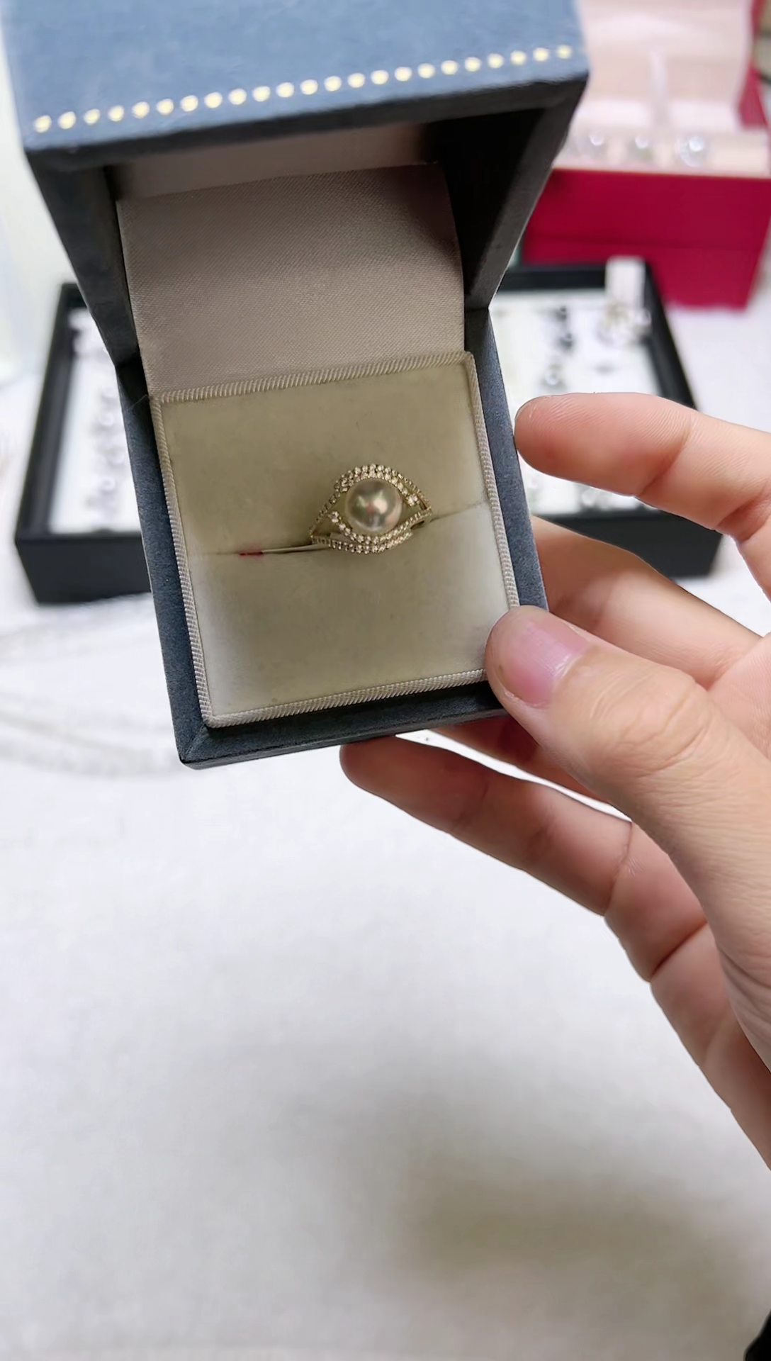 【闪购商品】海水珍珠戒指银S925镶嵌565