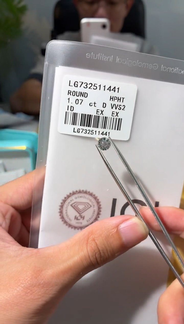 裸石合成钻石1.07