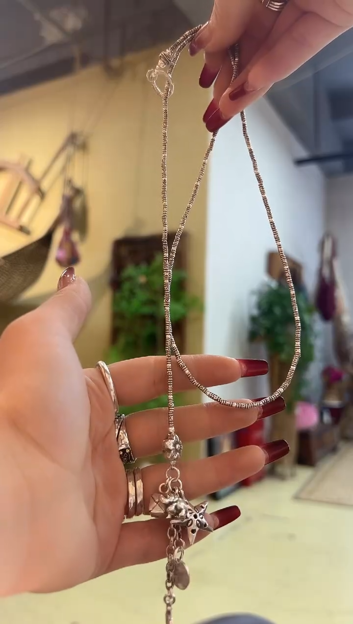 无925银咸*瓜项链