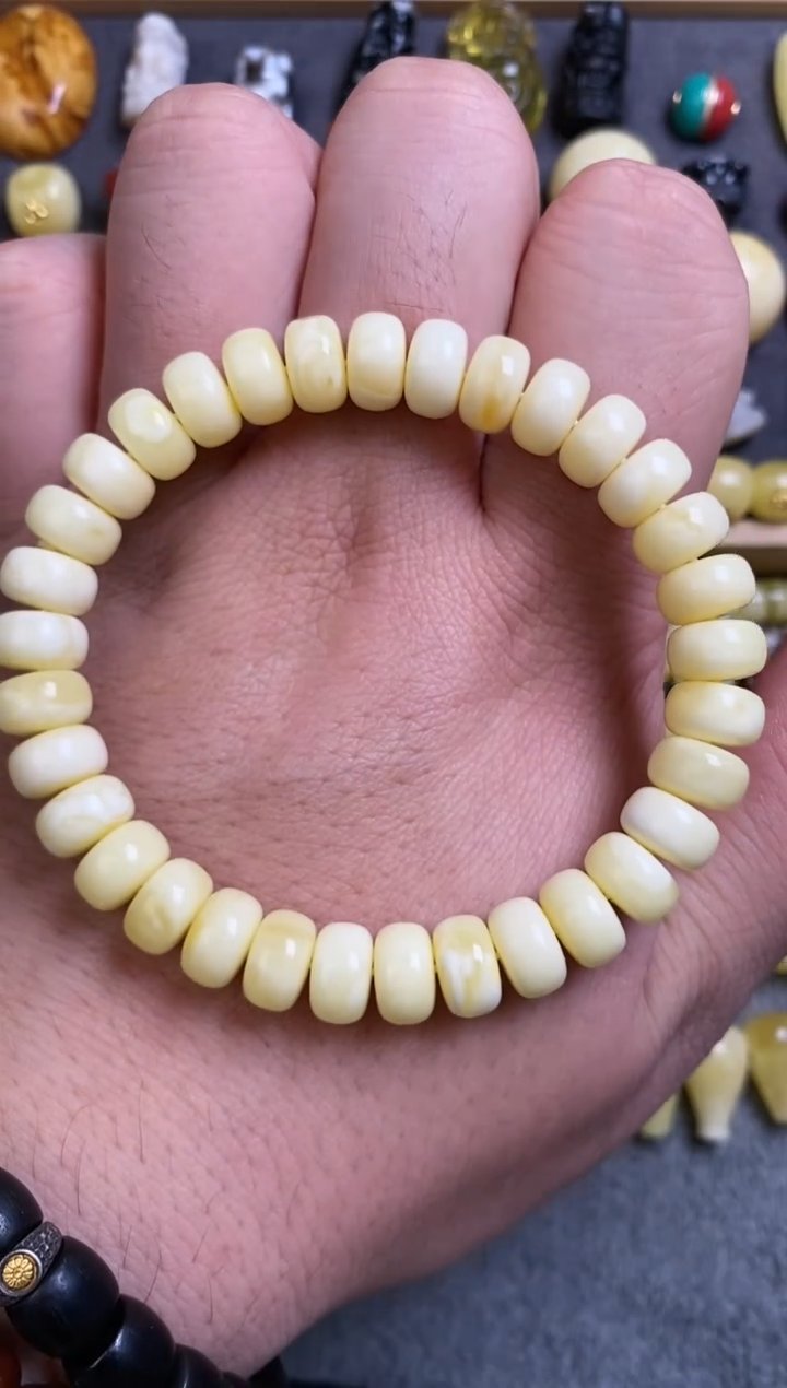 【闪购商品】蜜蜡珠宝奇石未镶嵌9mm手串