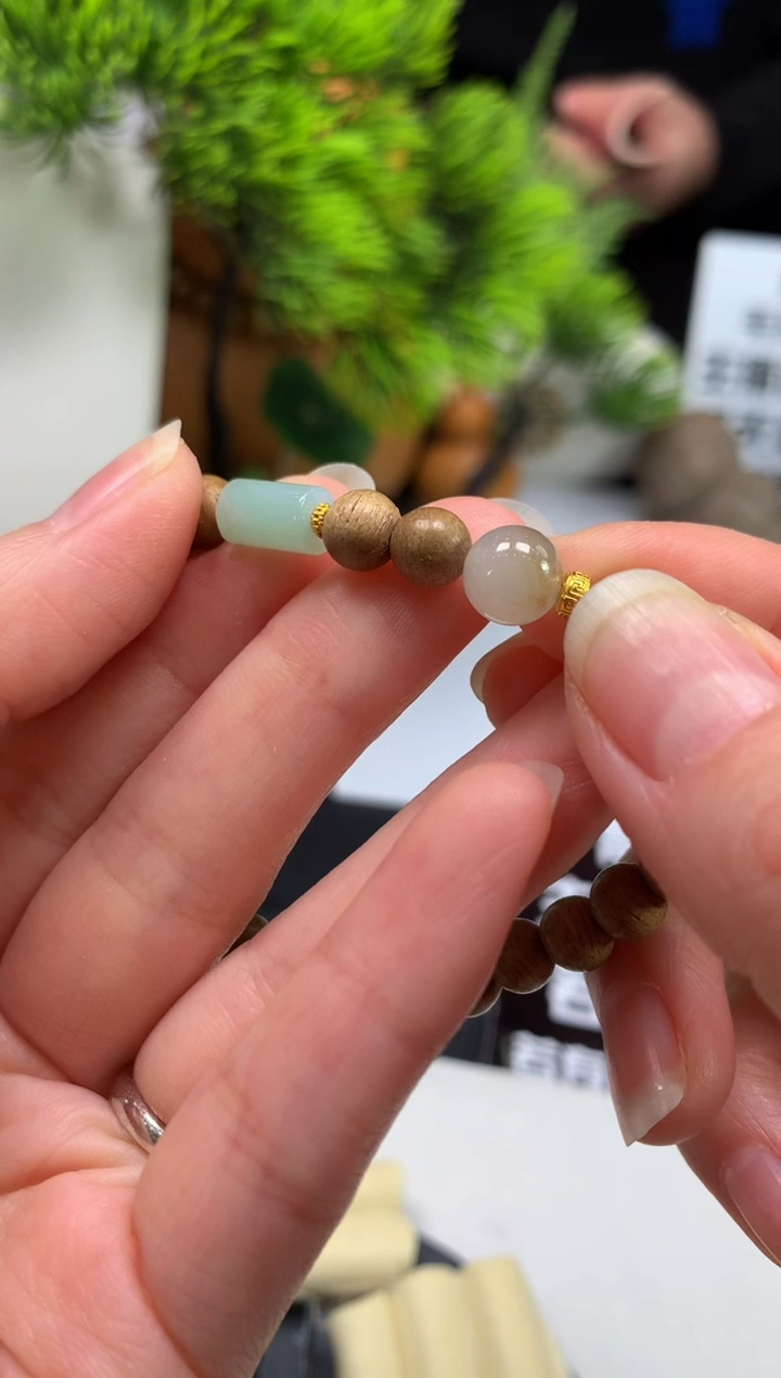 未镶嵌手串翡翠风**淡---112728