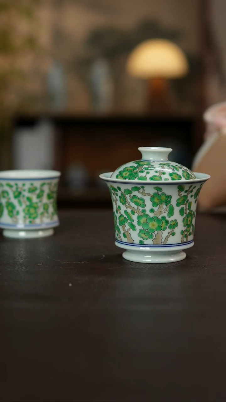 杯景德镇陶瓷杯碗柴烧多人