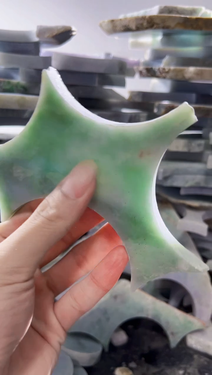 裸石翡翠缅甸翡翠A货陈6591