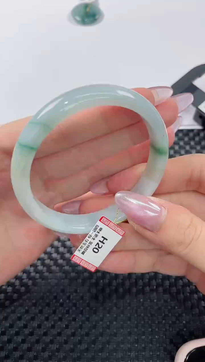 未镶嵌手镯翡翠基地发货H4095  57+