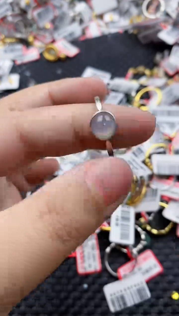 翡翠银S925镶嵌戒指77777---2