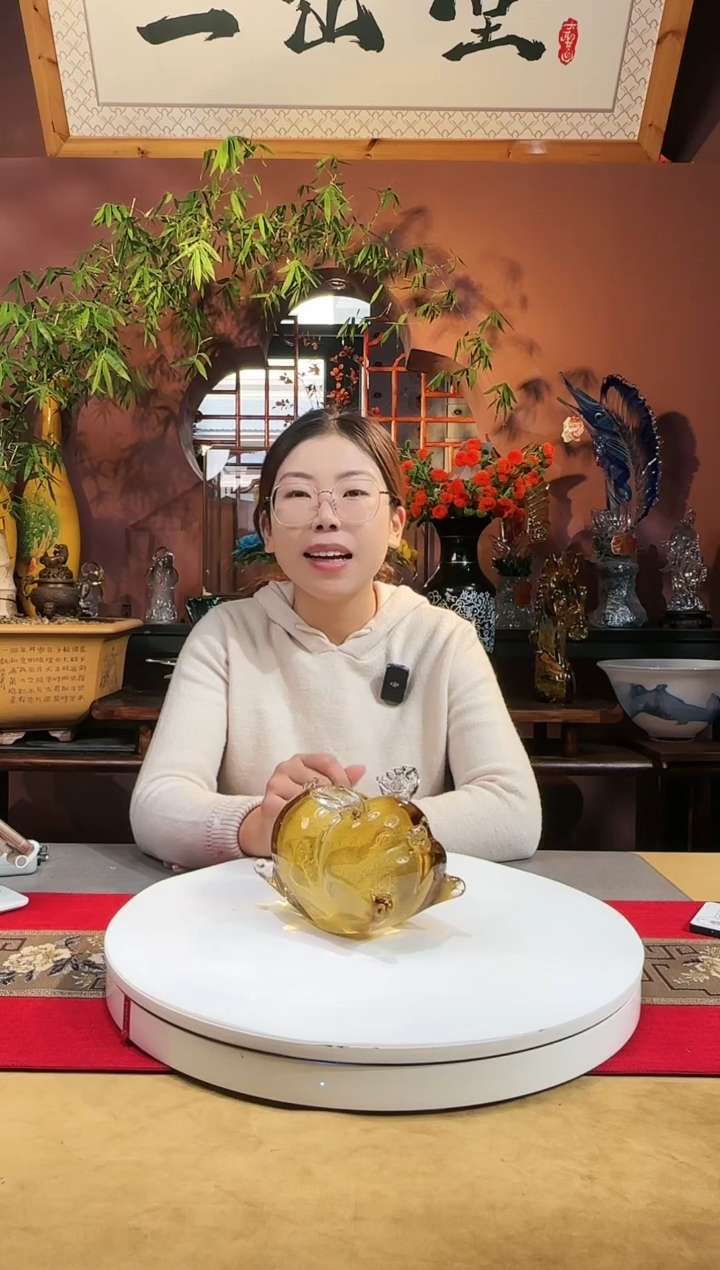 【闪购商品】琉璃手工艺品快乐飞起