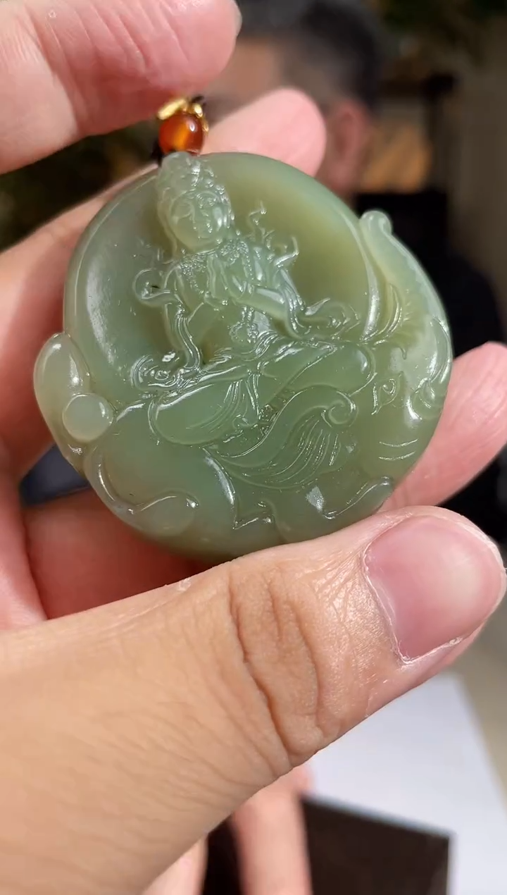 和田玉未镶嵌吊坠(不含链)多样性发货拍一发一