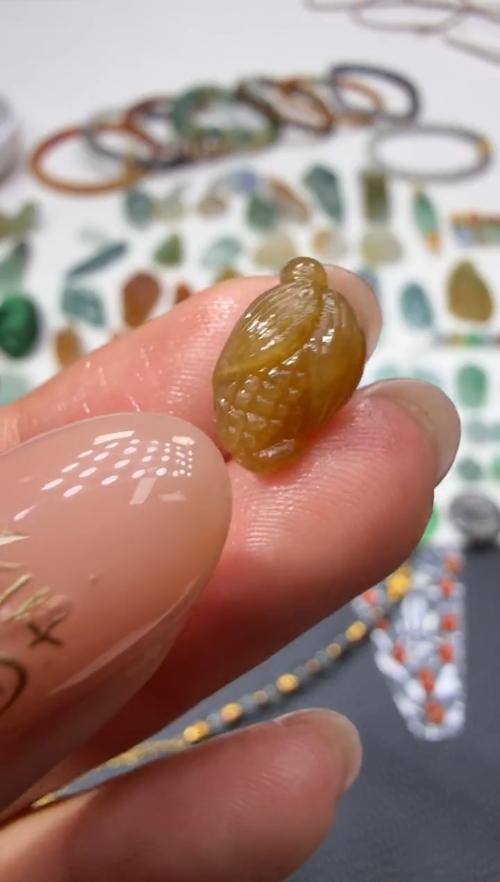 未镶嵌定制翡翠玉米