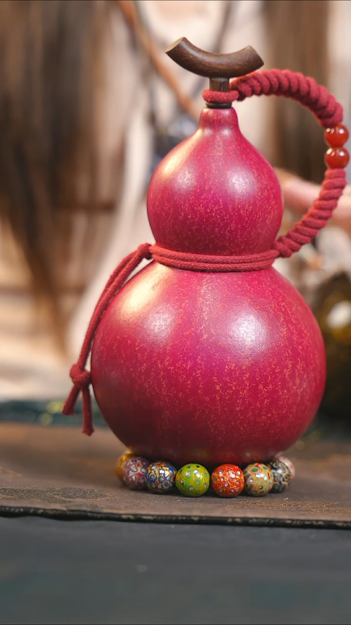 【闪购商品】WH248大漆酒葫芦不包手串及旋转底座