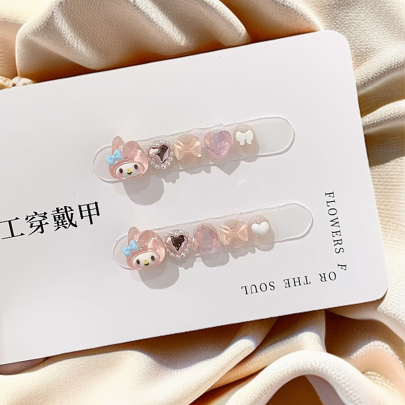 Vivi甜心美乐蒂 卡通可爱蝴蝶结宝宝 纯手工