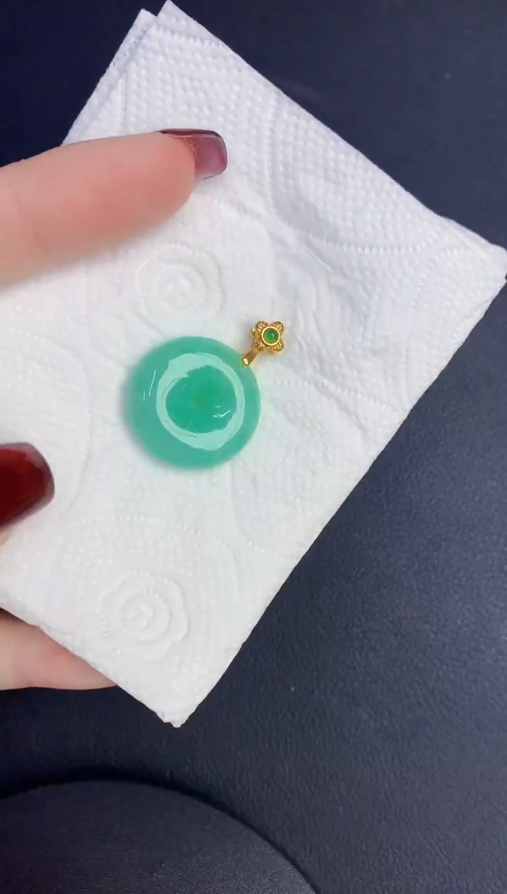 颈饰未镶嵌翡翠缅甸天然翡翠a货