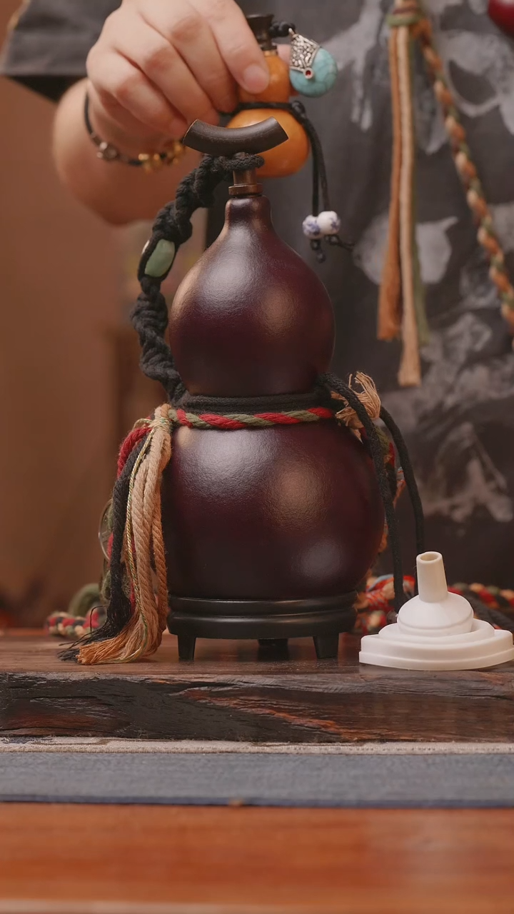 1629号精品大漆葫芦防腐防渗装水茶酒